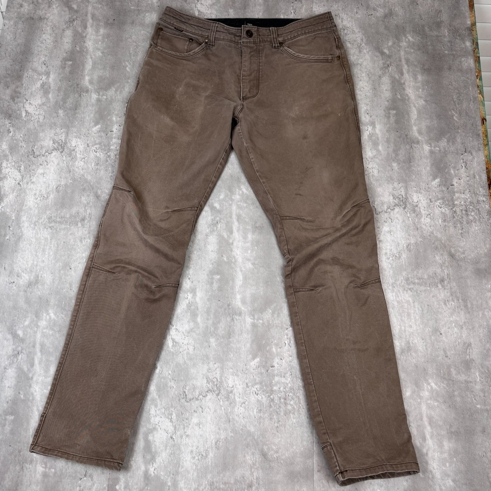 Kuhl Pants Mens 35x34 Brown Vintage Patina Dye Free Rydr Granola Hiking 5015